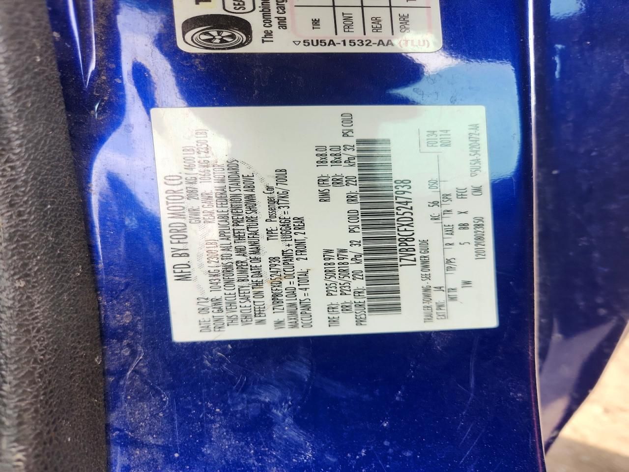 2013 Ford Mustang gt