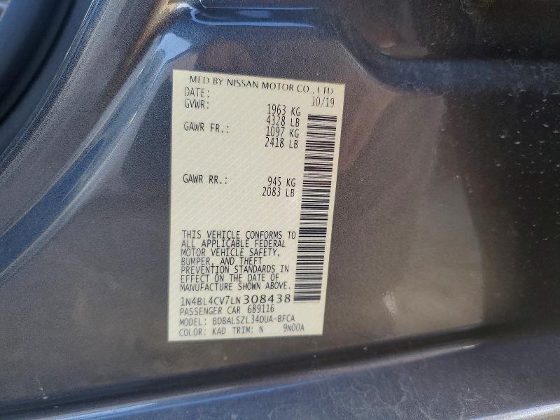 2020 Nissan Altima sr