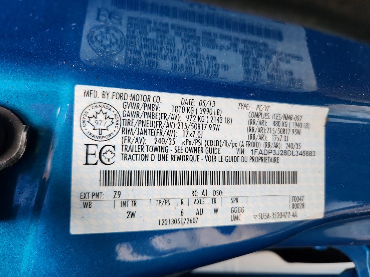 2013 Ford Focus Titanium