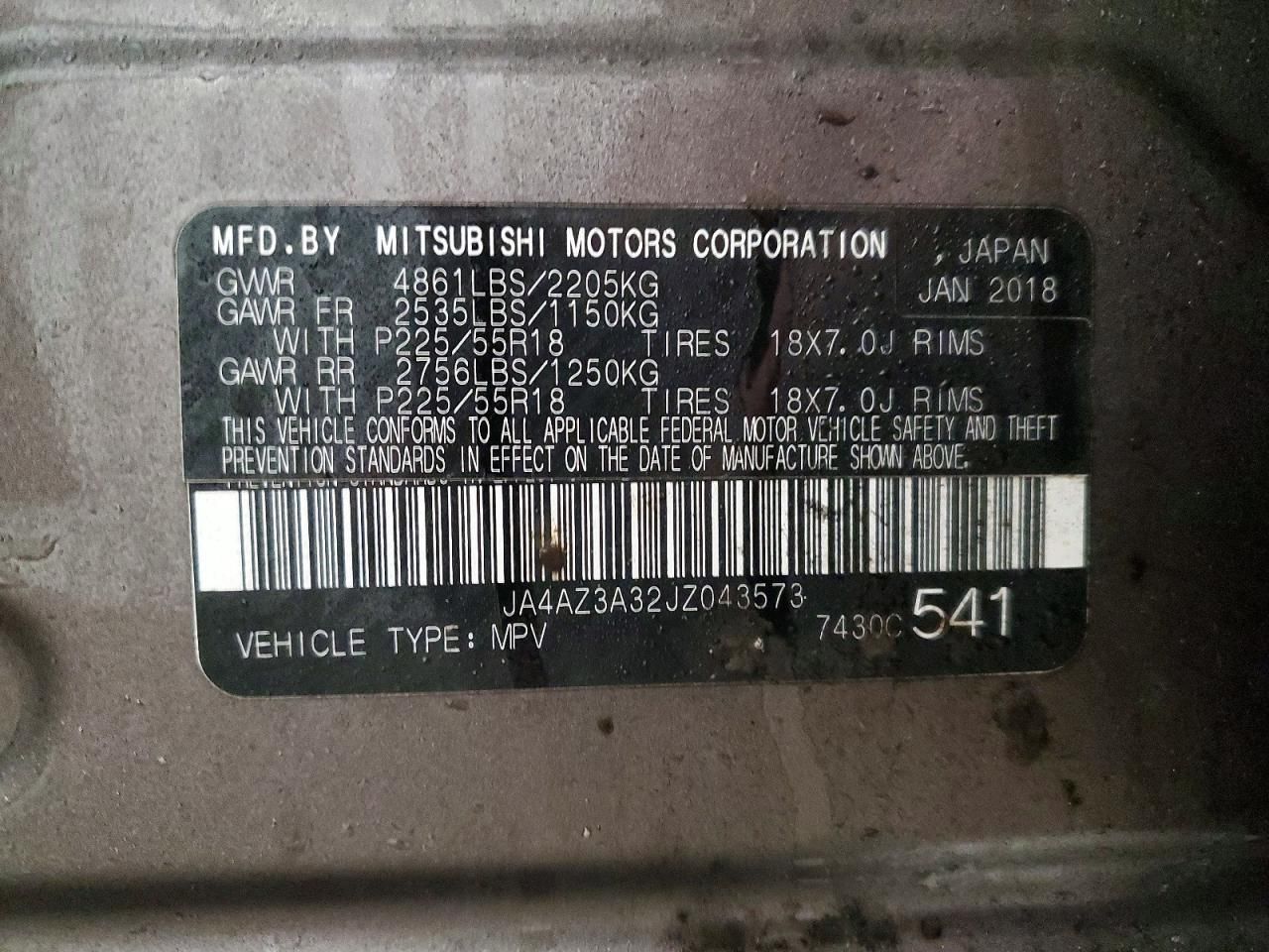 2018 Mitsubishi Outlander se