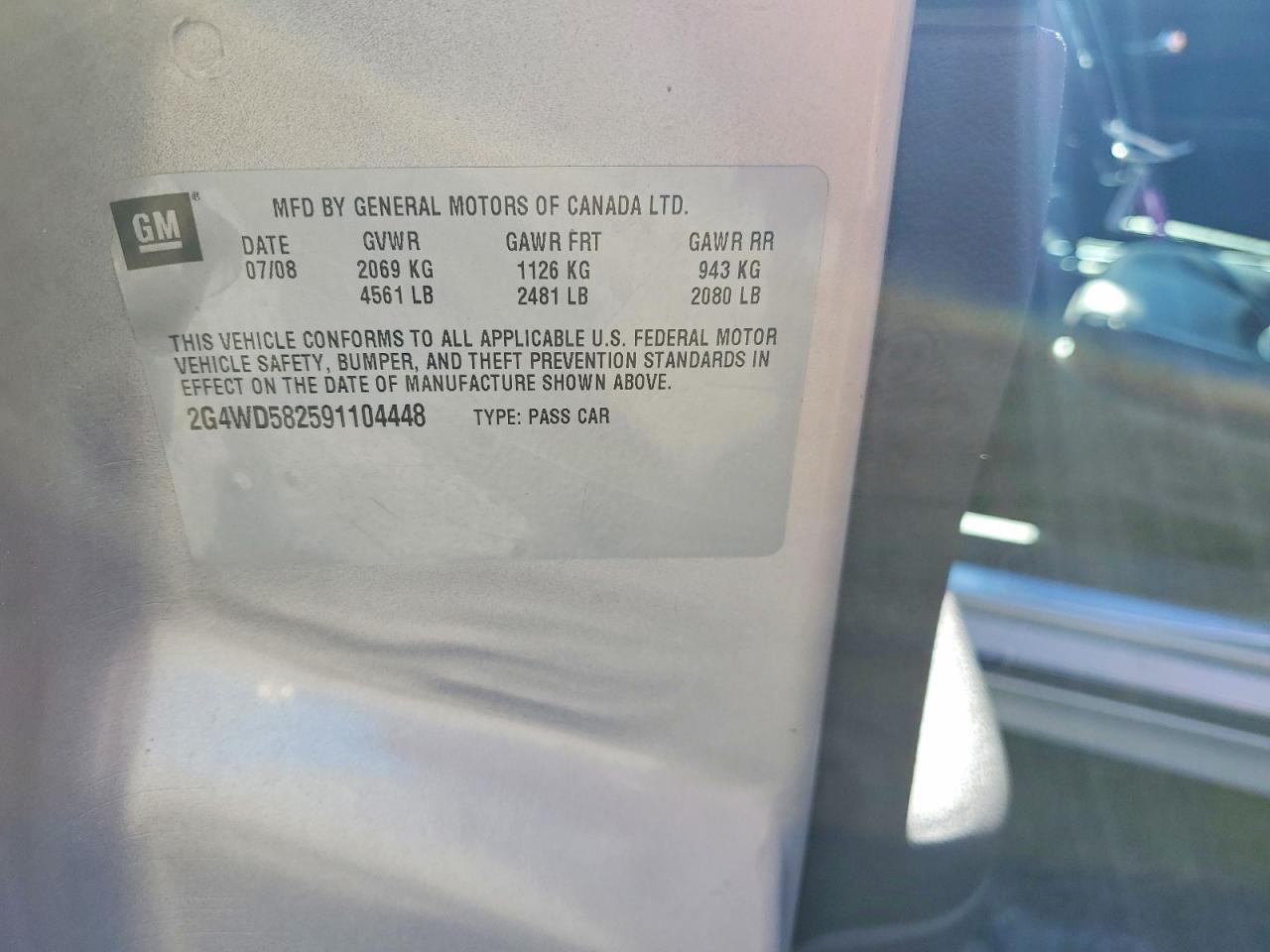 2009 Buick Lacrosse cxl