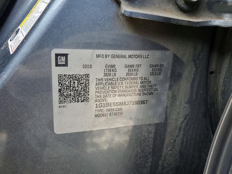 2018 Chevrolet Cruze lt