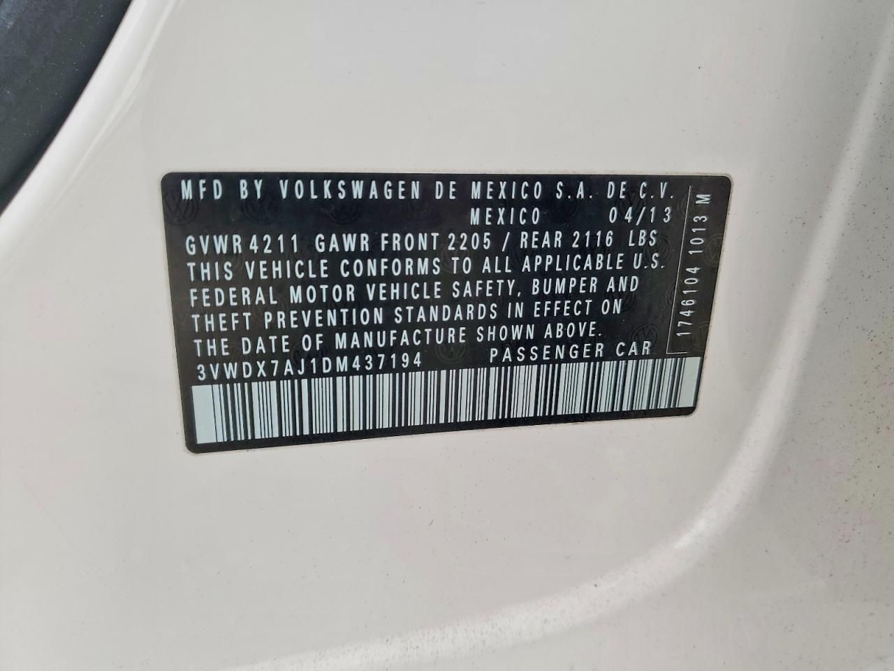 2013 Volkswagen Jetta se