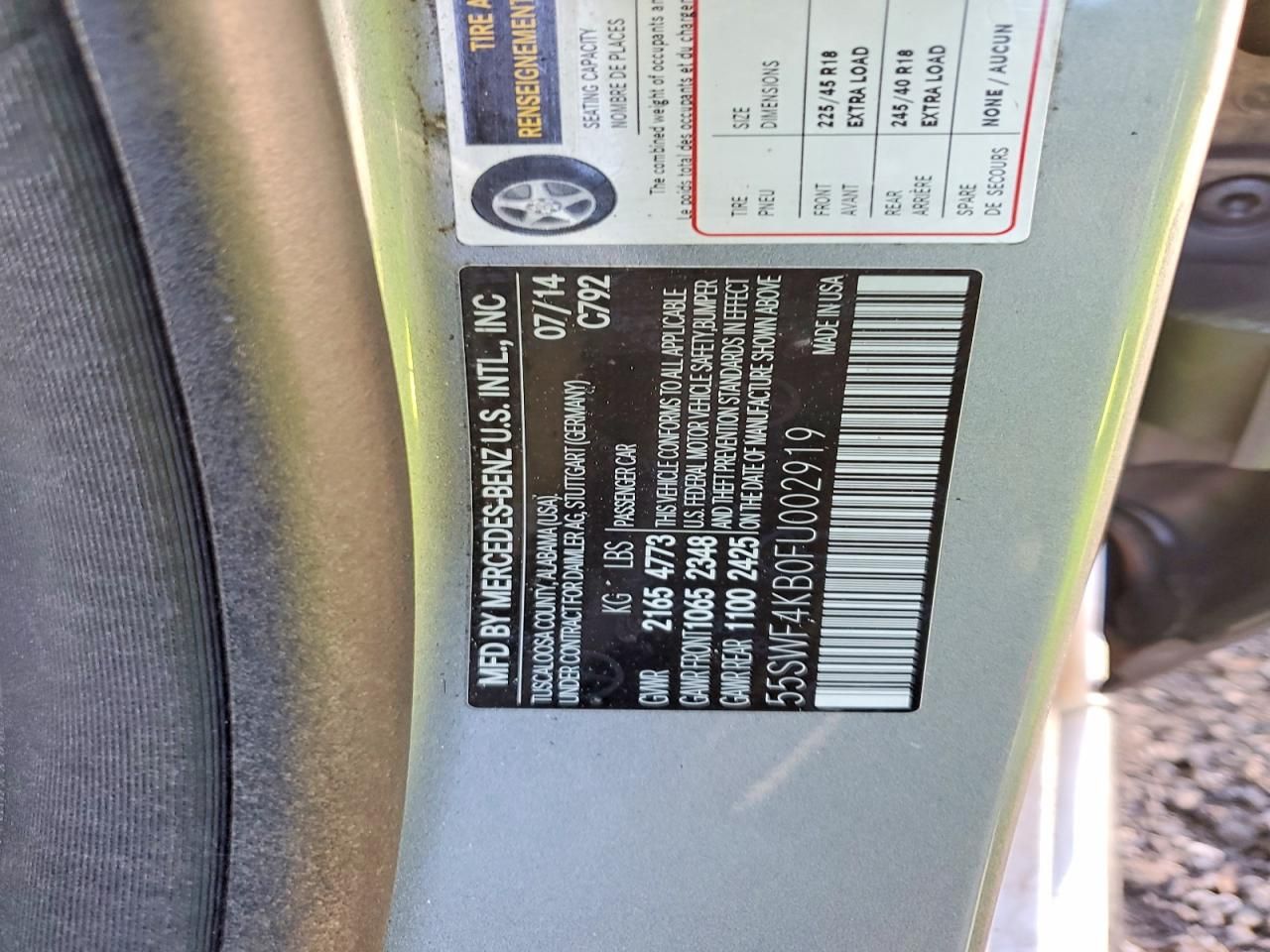 2015 Mercedes-Benz C 300 4matic