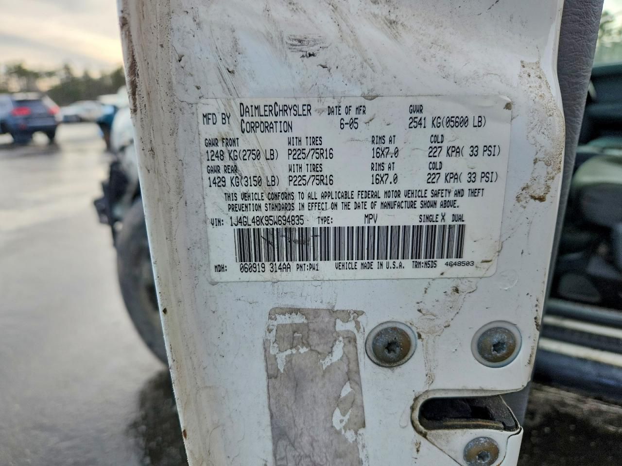 2005 Jeep Liberty Sport