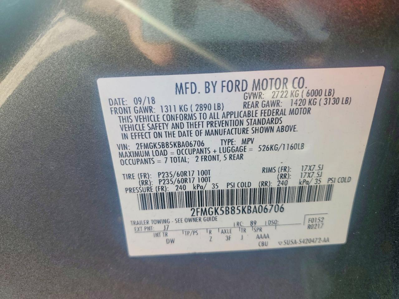 2019 Ford Flex se