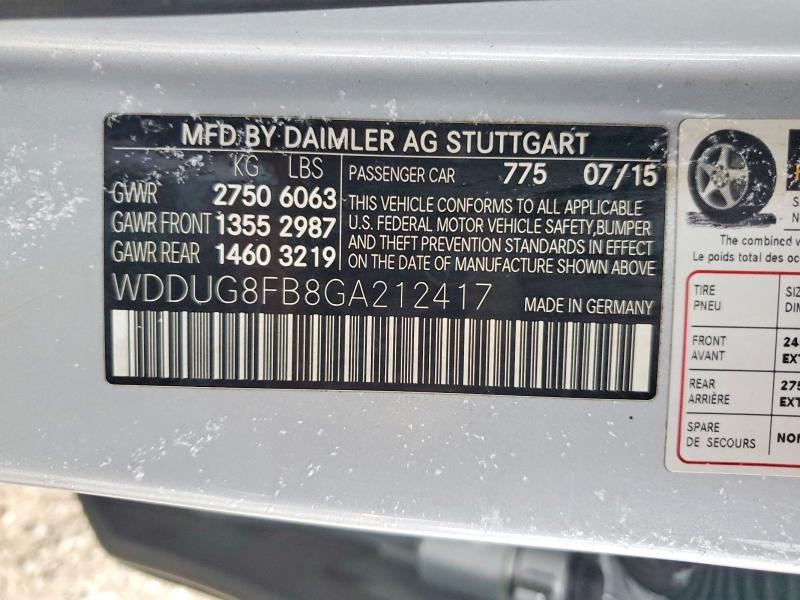 2016 Mercedes-Benz S 550 4matic