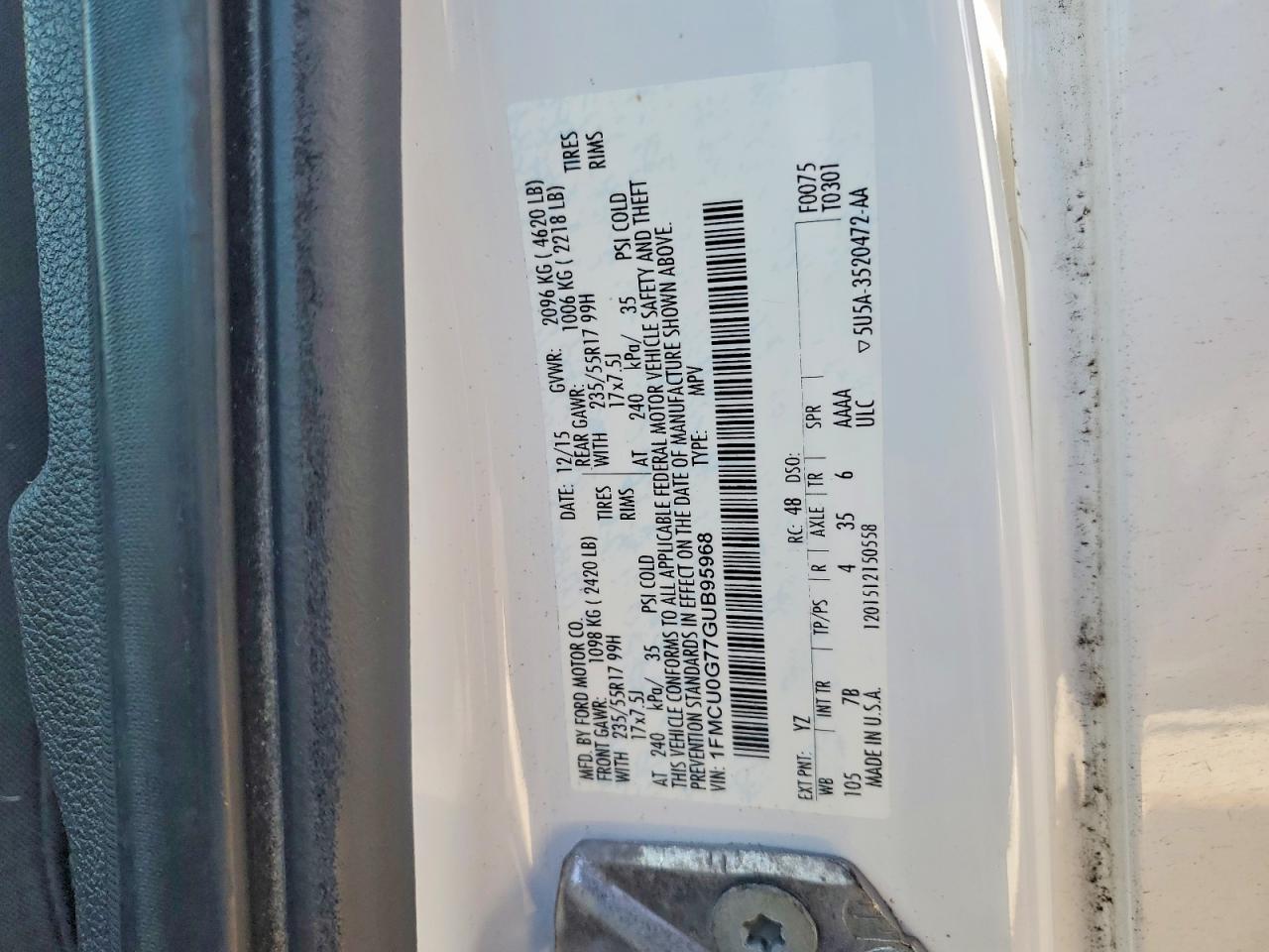 2016 Ford Escape se