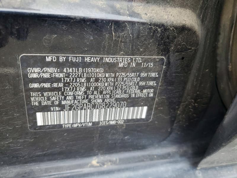 2016 Subaru Crosstrek Premium