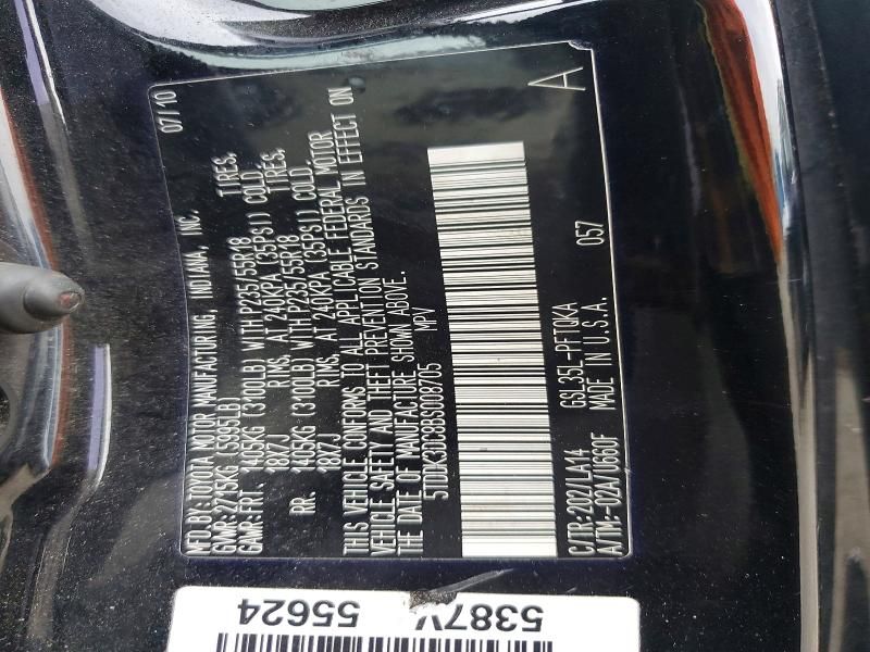 2011 Toyota Sienna xle