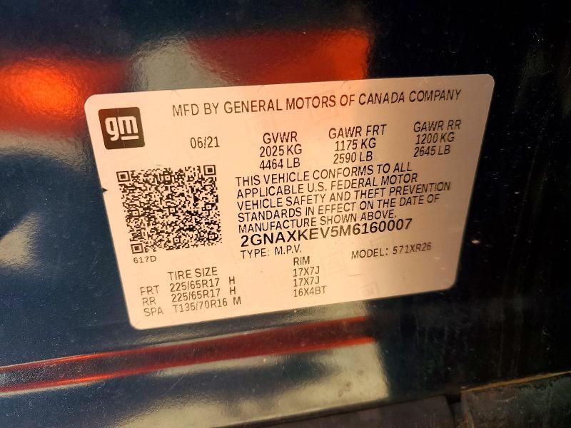 2021 Chevrolet Equinox lt