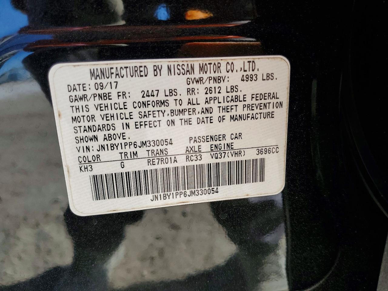 2018 Infiniti Q70l 3.7 Luxe