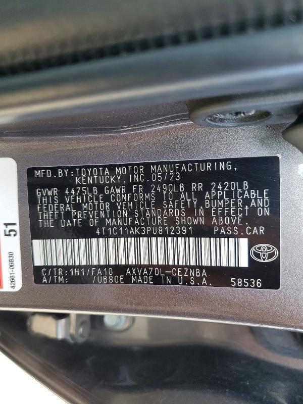 2023 Toyota Camry le