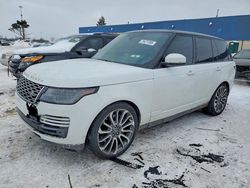 Land Rover salvage cars for sale: 2019 Land Rover Range Rover Supercharged