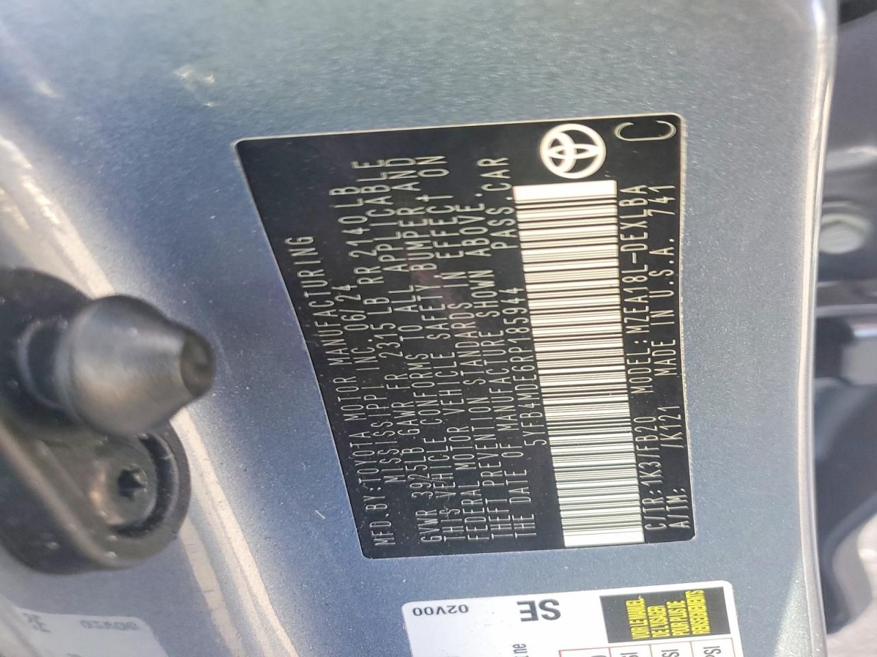 2024 Toyota Corolla le