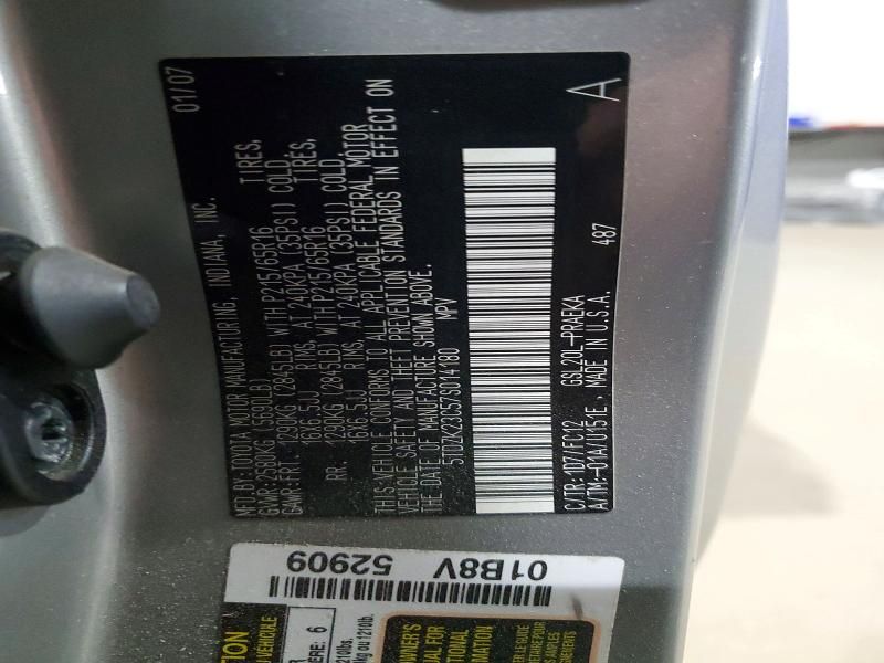 2007 Toyota Sienna ce