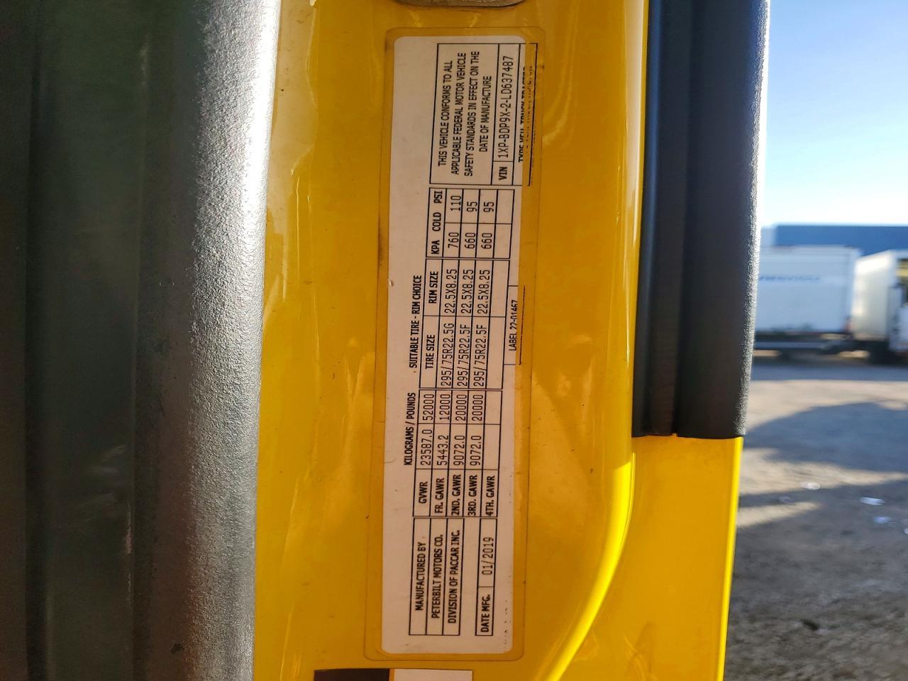 2020 Peterbilt Tractor 579