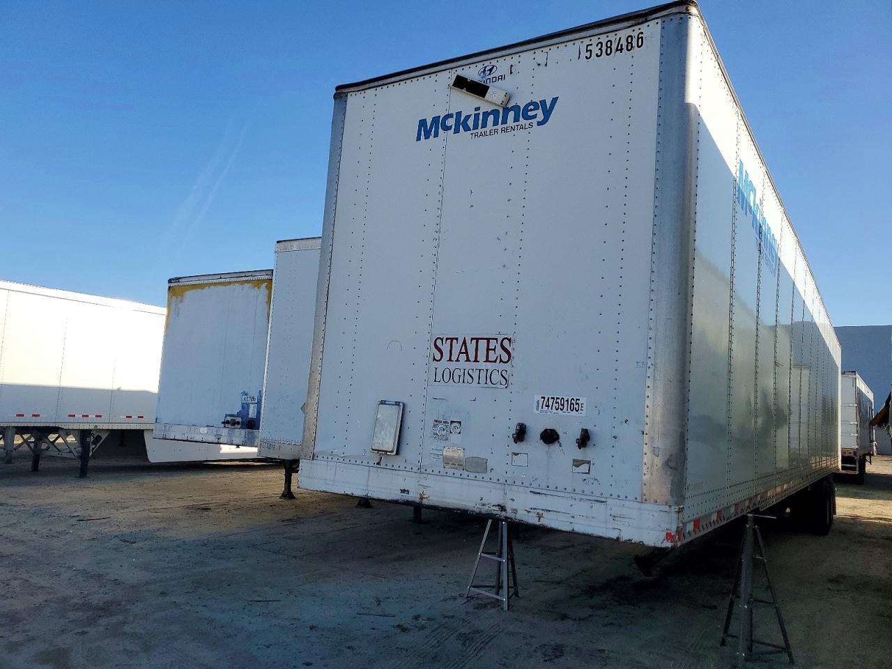 2013 Hyundai Translead VC2530152-AJS DRY Van Trailer