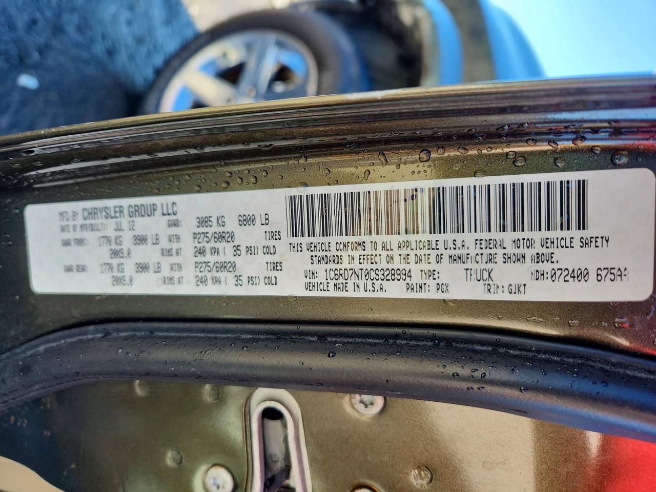 2012 Dodge Ram 1500 Laramie