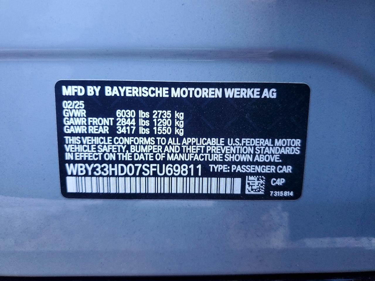 2025 BMW I4 M50