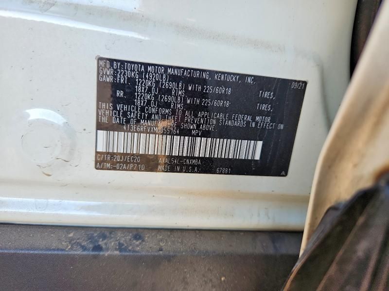 2021 Toyota Rav4 xse