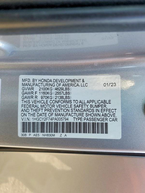 2023 Honda Accord Hybrid Sport-l