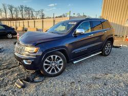 Jeep salvage cars for sale: 2017 Jeep Grand Cherokee Overland