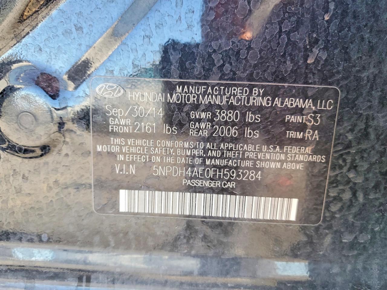 2015 Hyundai Elantra se