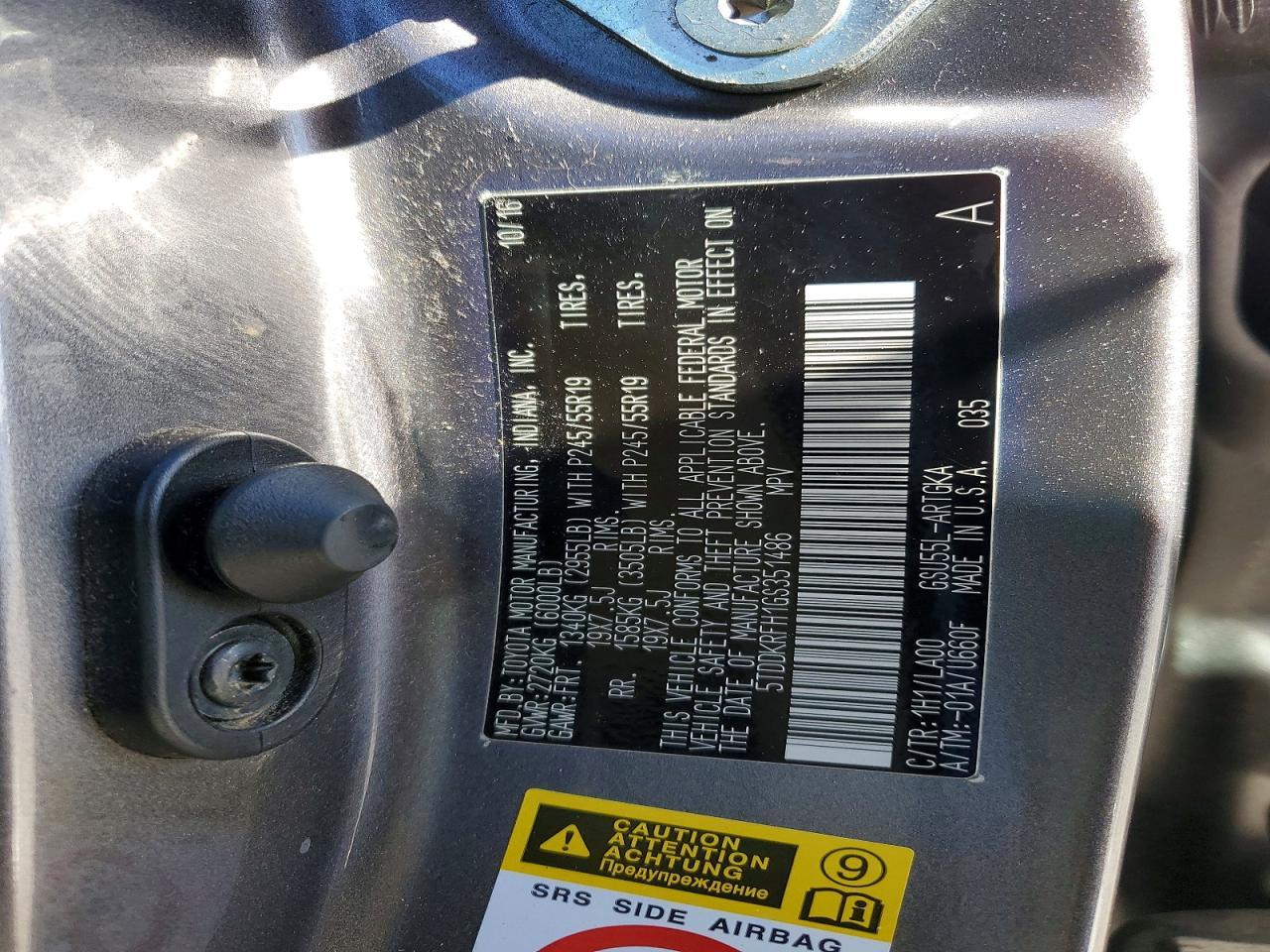 2016 Toyota Highlander Limited