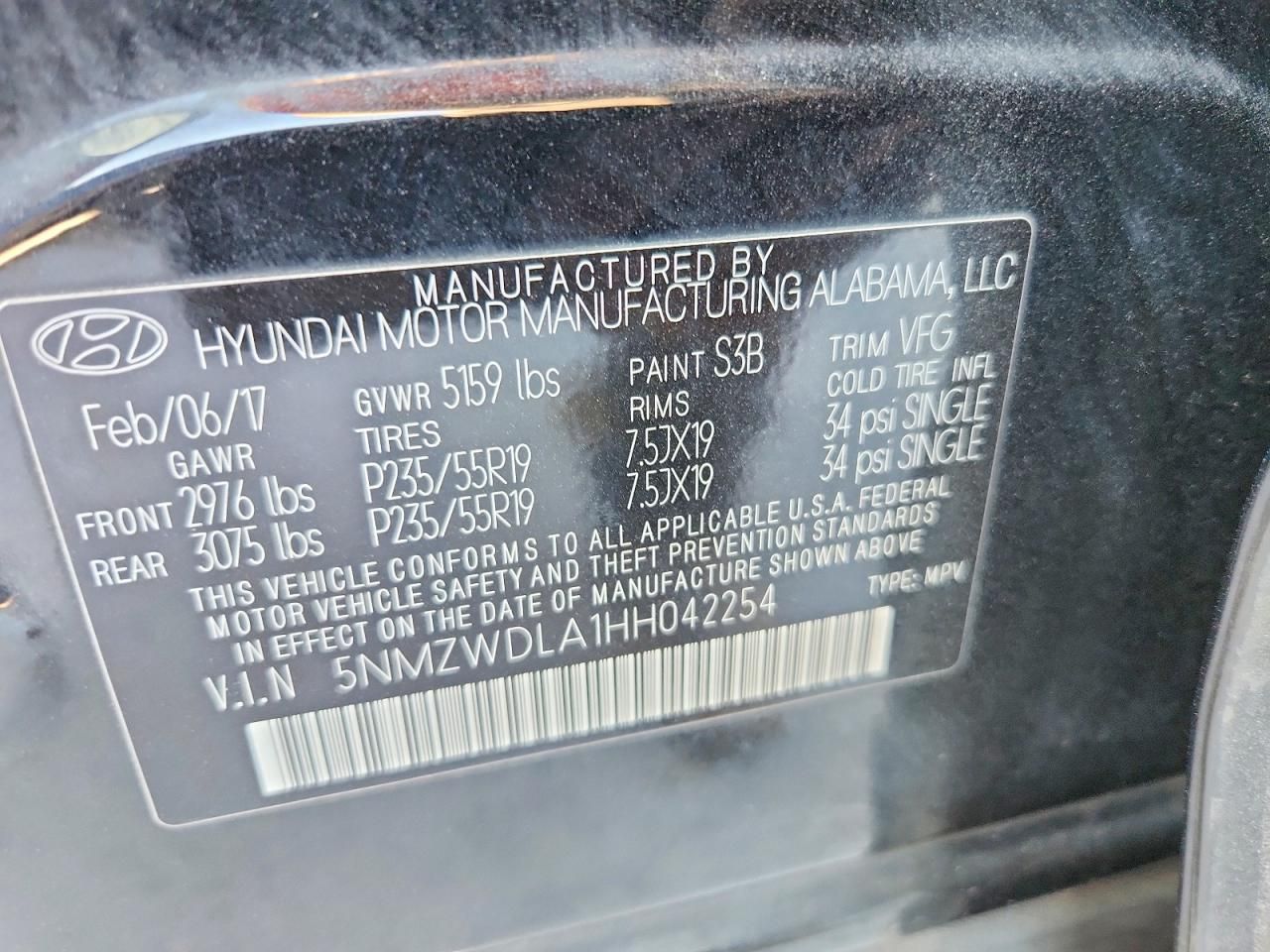 2017 Hyundai Santa fe Sport