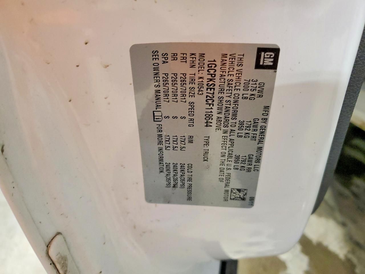 2012 Chevrolet Silverado K1500 LT