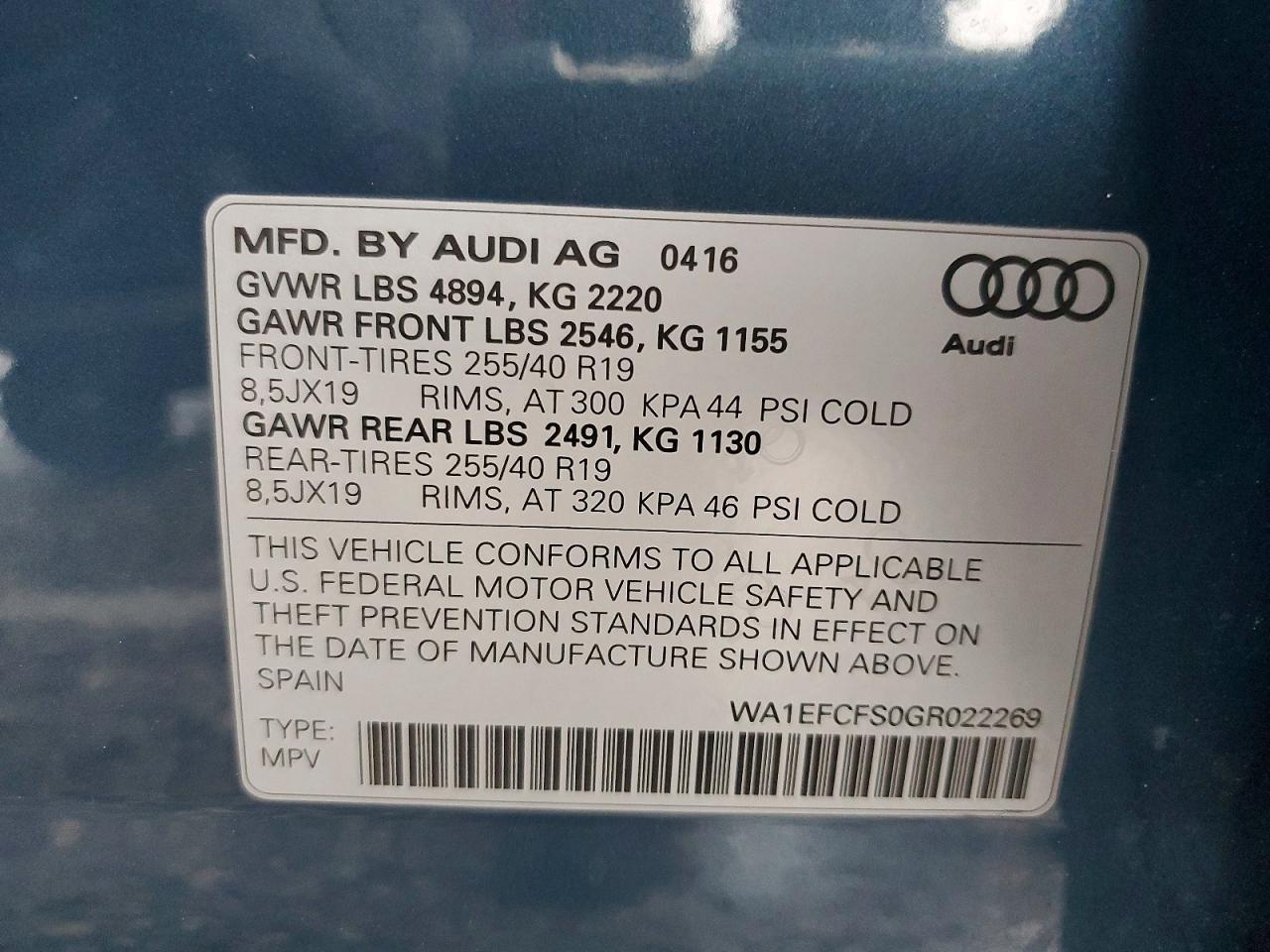 2016 Audi Q3 Premium Plus
