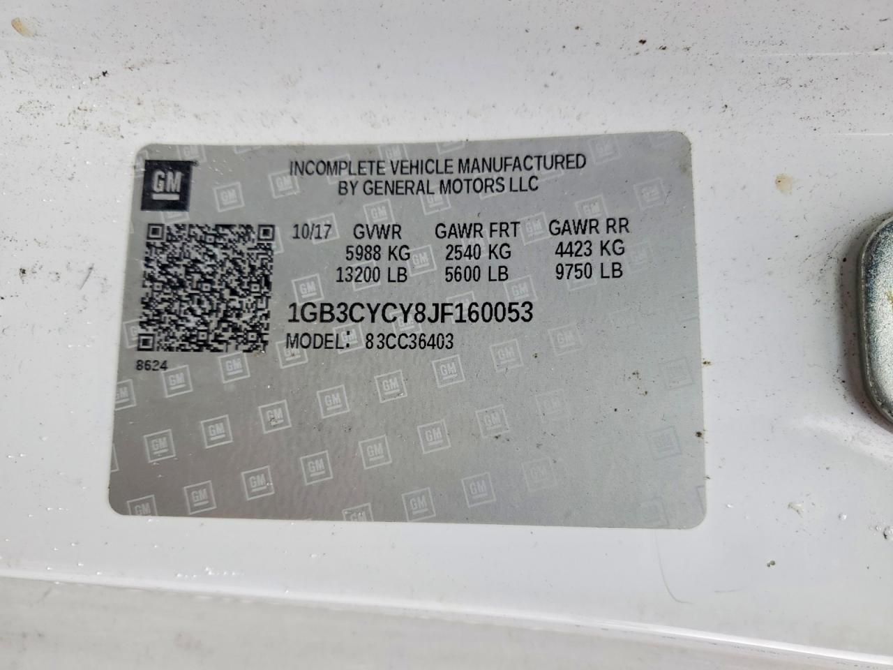 2018 Chevrolet Silverado Utility / Service Van