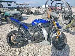 Salvage motorcycles for sale at Taylor, TX auction: 2013 Yama YZFR1