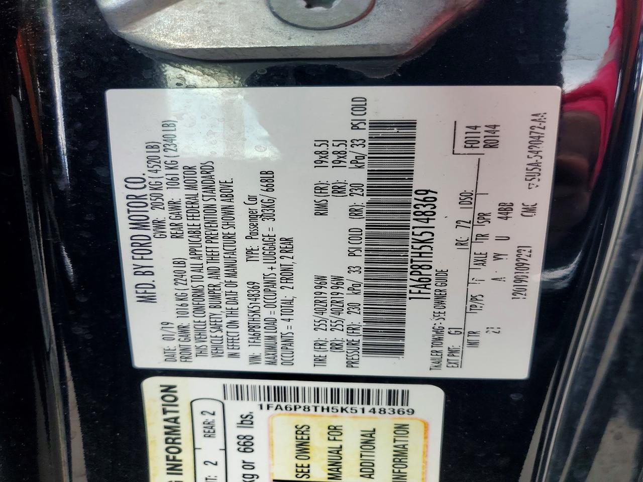 2019 Ford Mustang