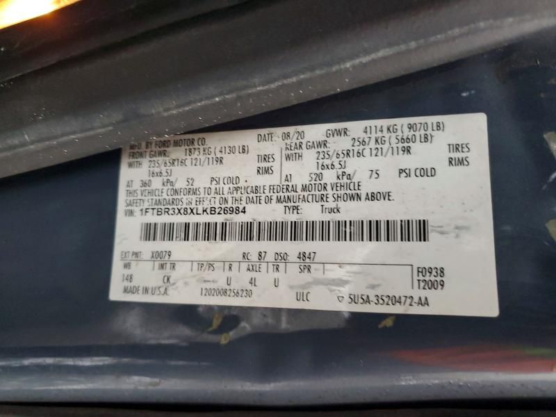 2020 Ford Transit 250 Delivery Van