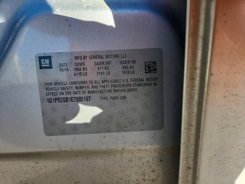 2014 Chevrolet Cruze lt