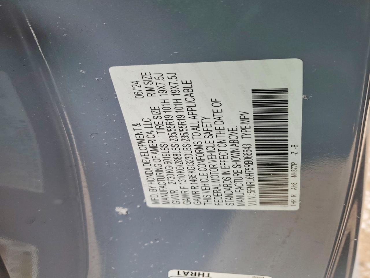 2024 Honda Odyssey Sport