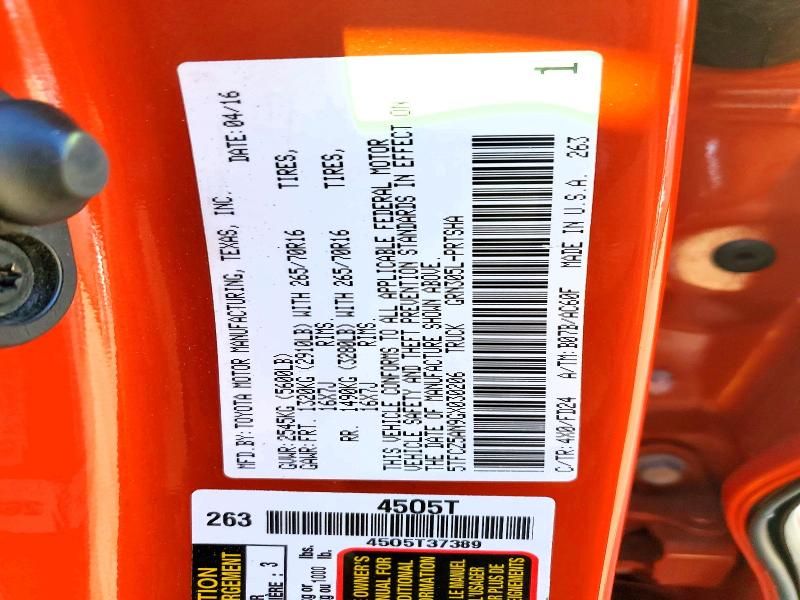 2016 Toyota Tacoma Double cab