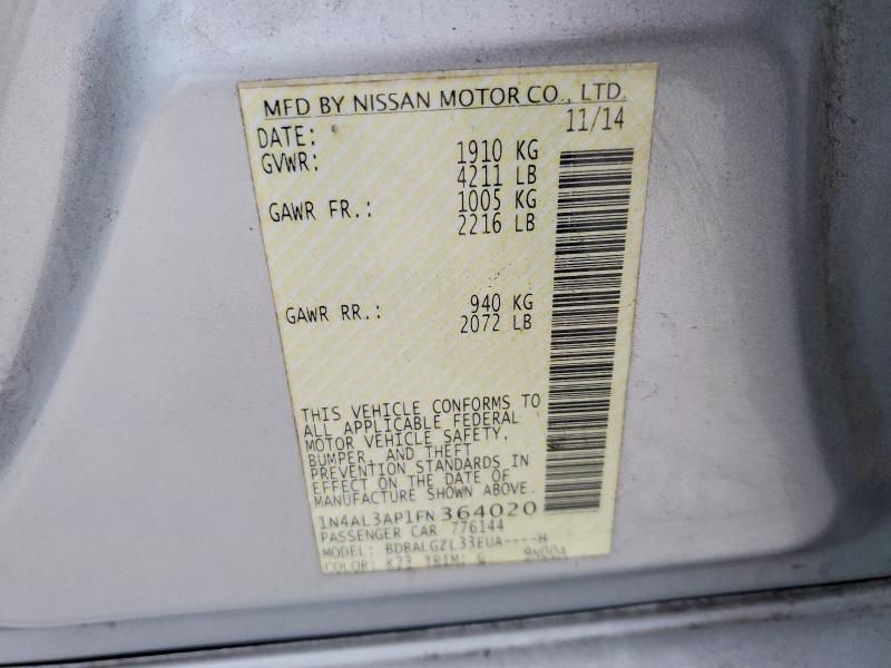 2015 Nissan Altima 2.5