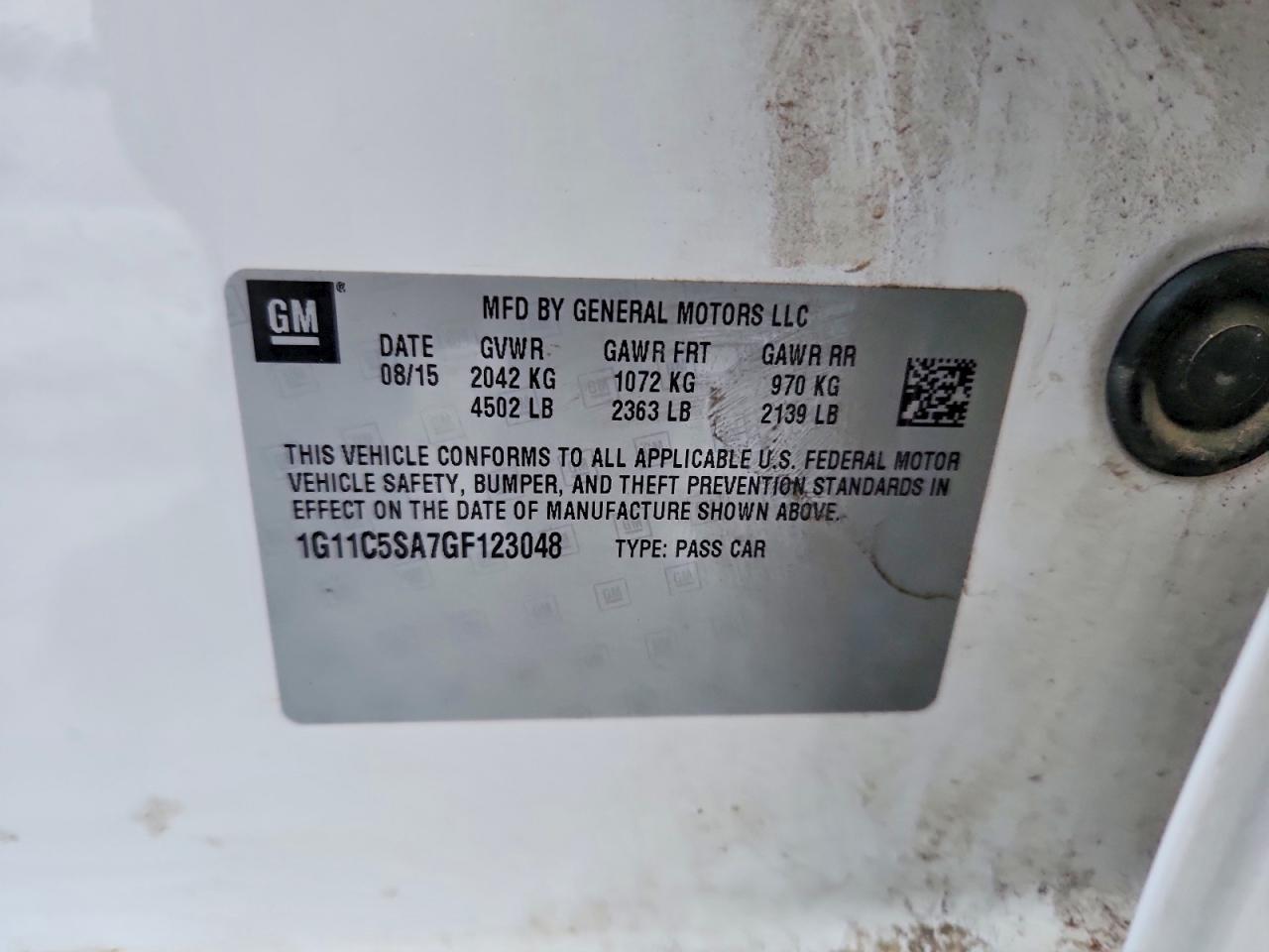2016 Chevrolet Malibu Limited lt