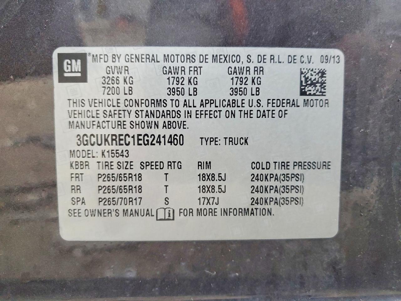 2014 Chevrolet Silverado K1500 LT