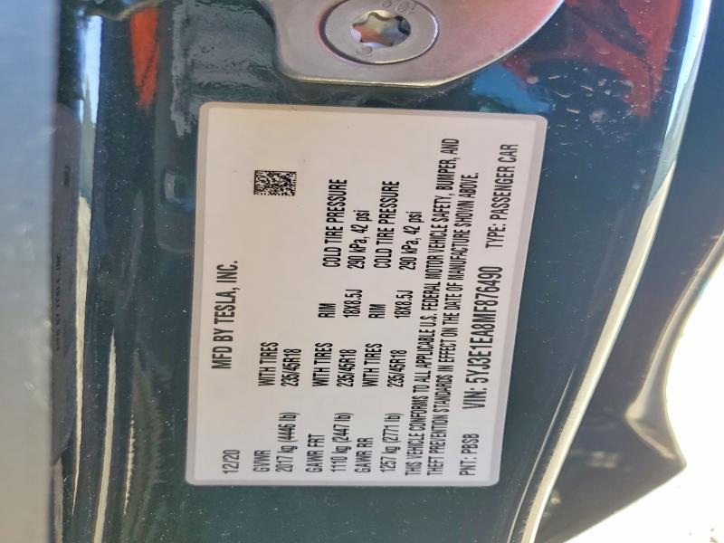2021 Tesla Model 3