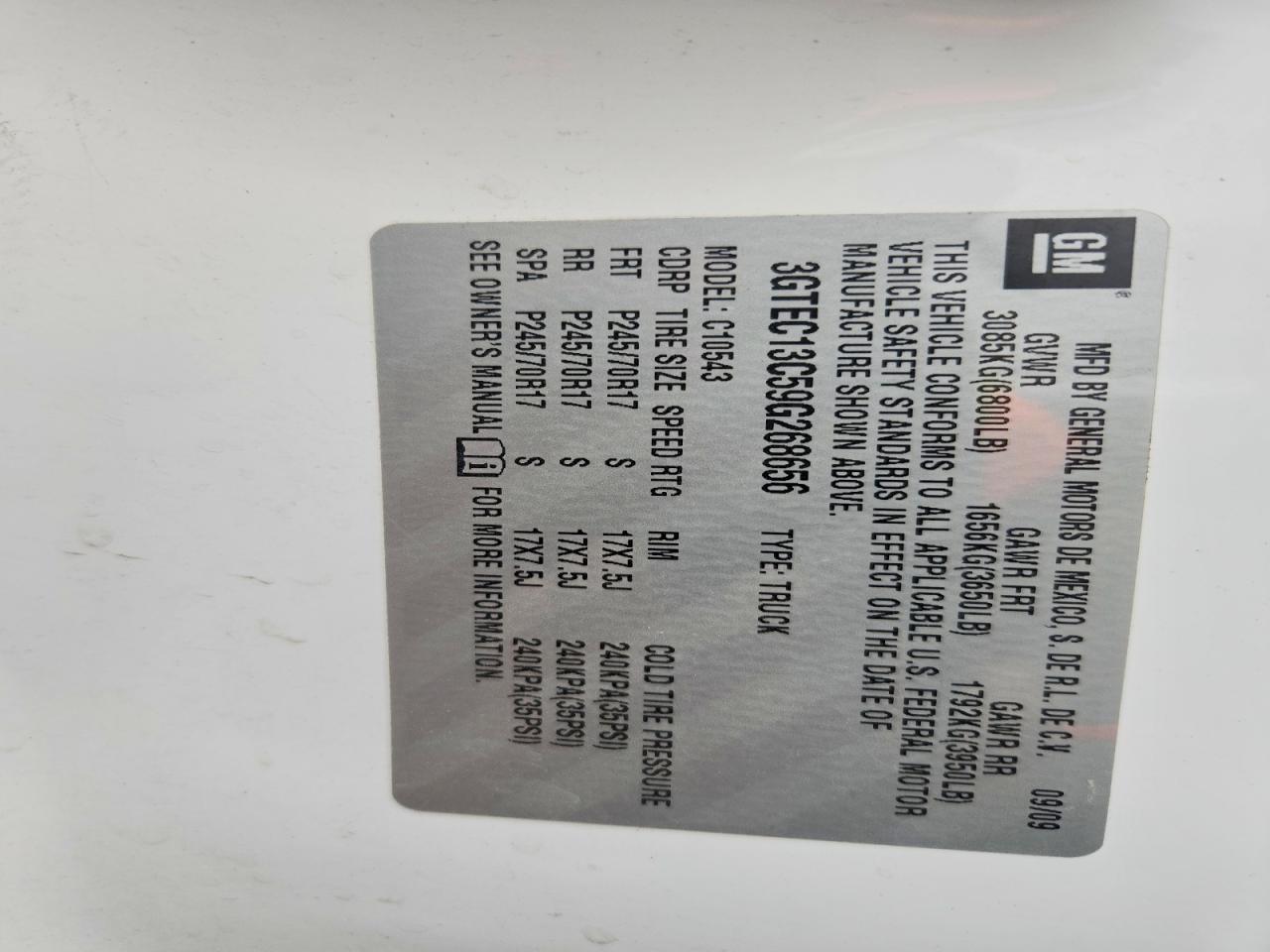 2009 GMC Sierra C1500