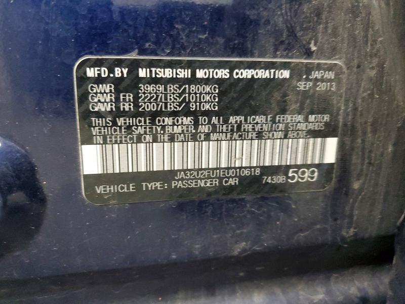 2014 Mitsubishi Lancer Es/es Sport