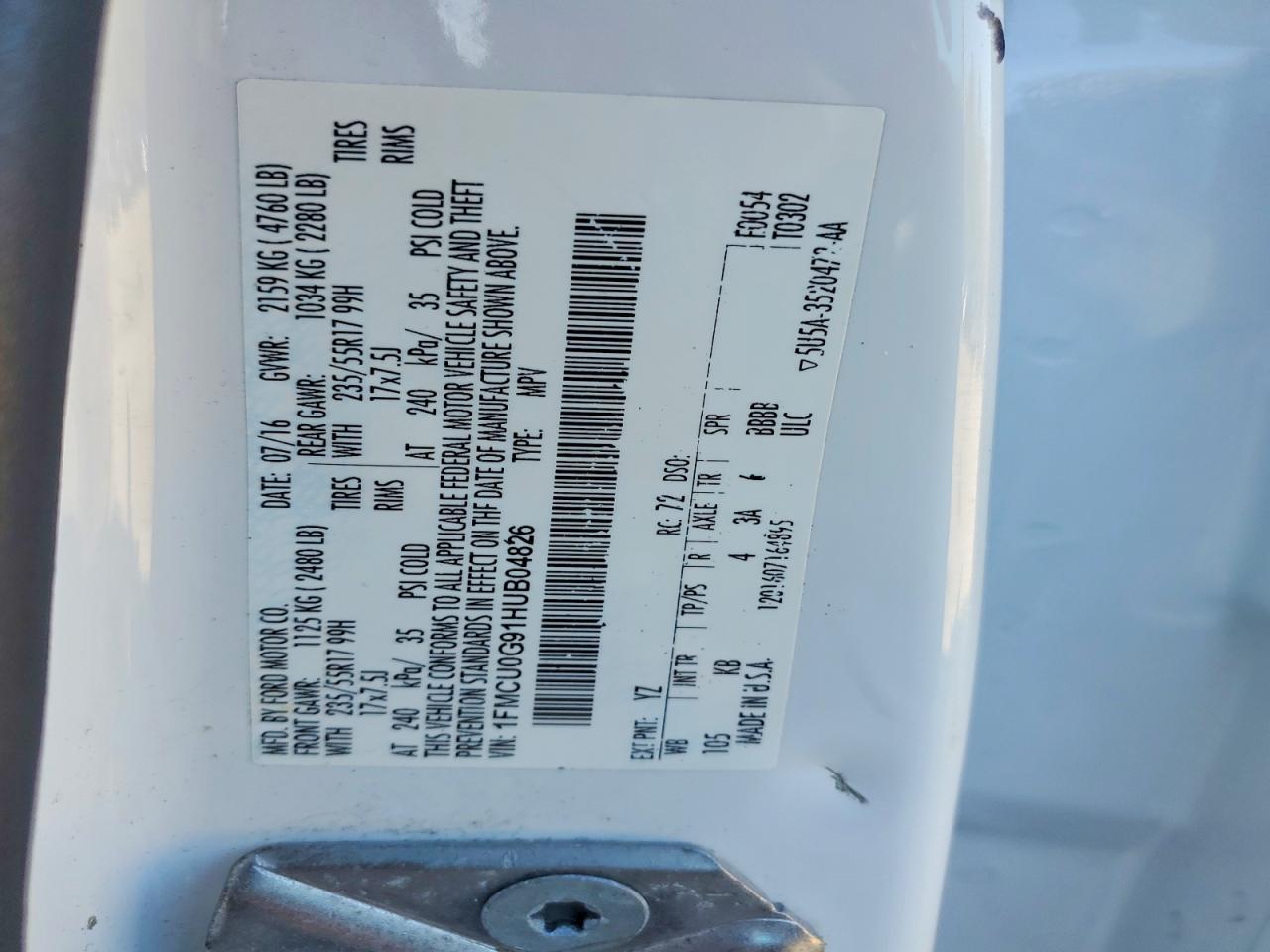 2017 Ford Escape se
