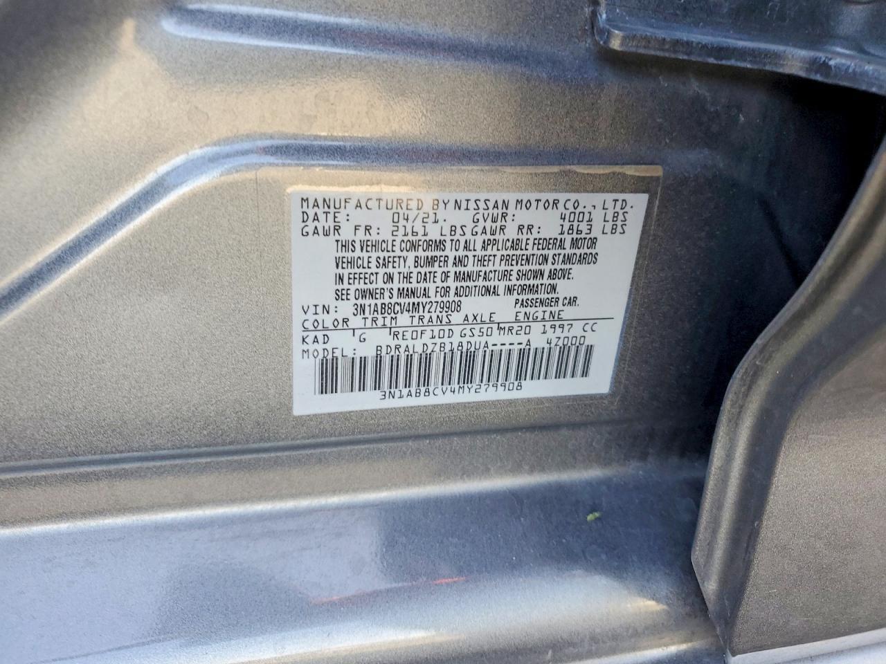 2021 Nissan Sentra sv