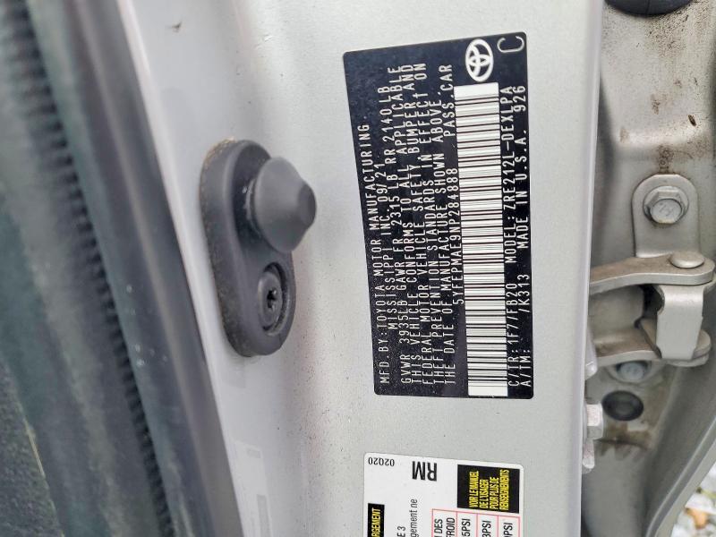 2022 Toyota Corolla le