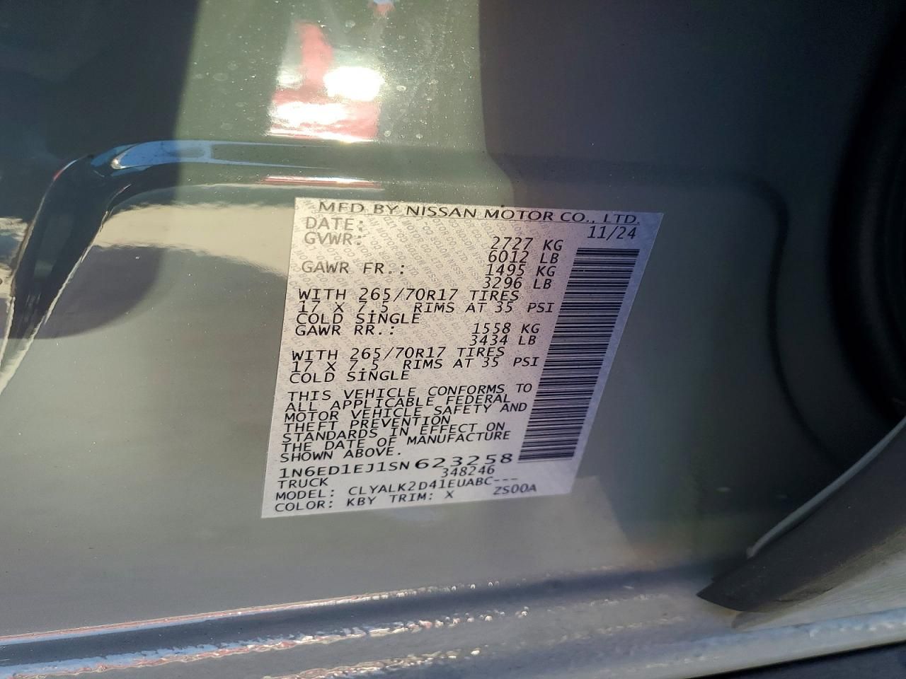 2025 Nissan Frontier s