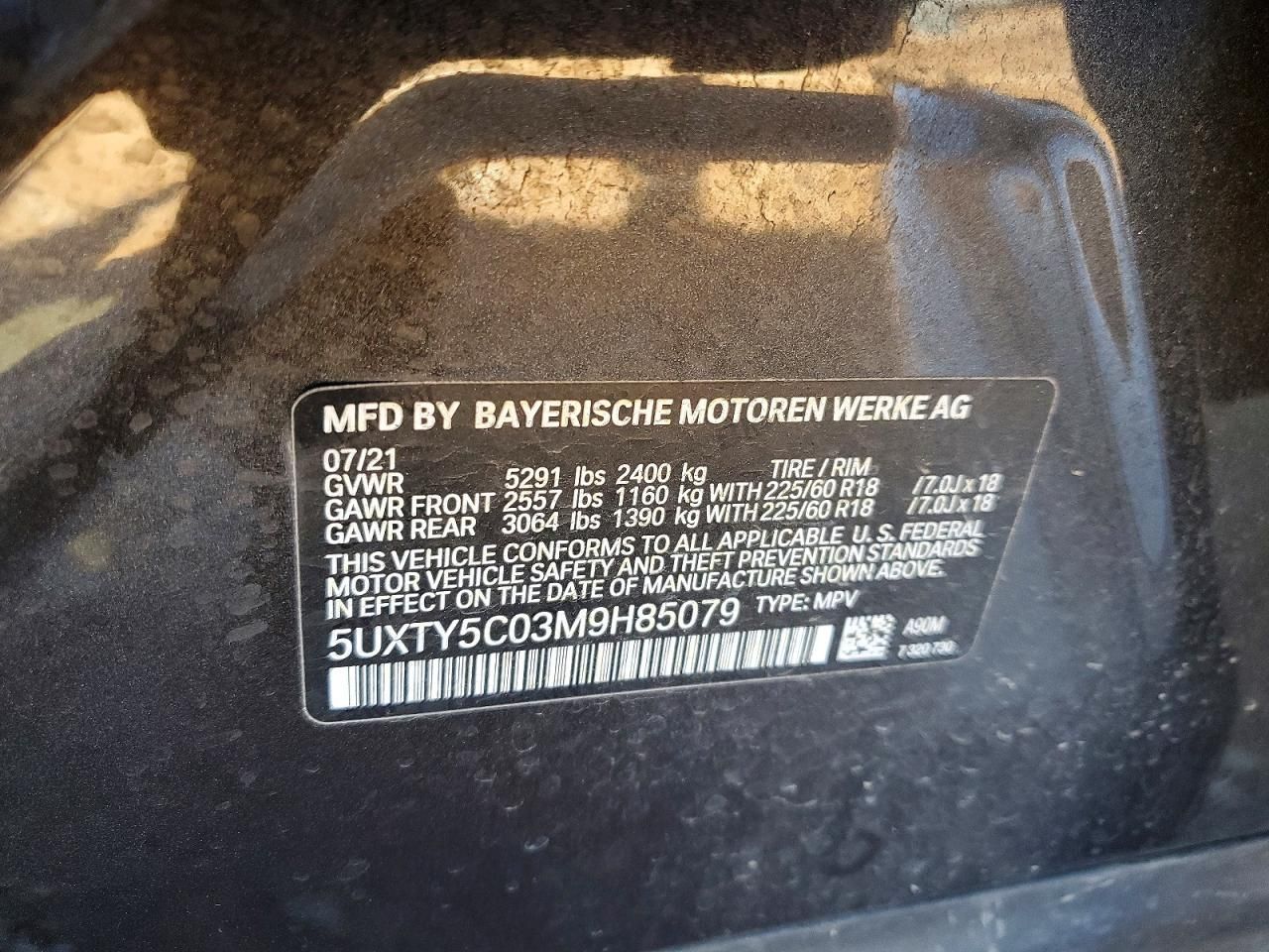 2021 BMW X3 Xdrive30i